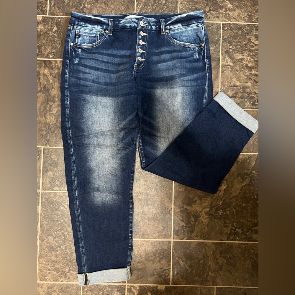 KanCan High Rise Button Fly Jeans